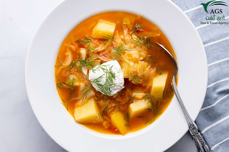 شچی غذای روسیه