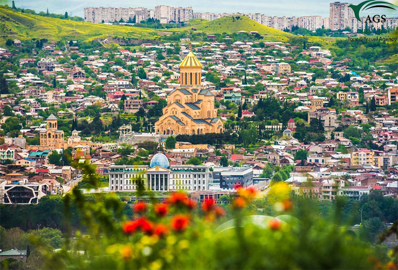 چشم‌انداز شهر تفلیس در گرجستان