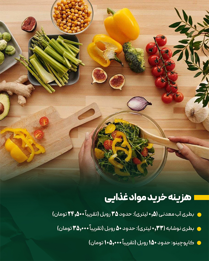 هزینه خرید در روسیه